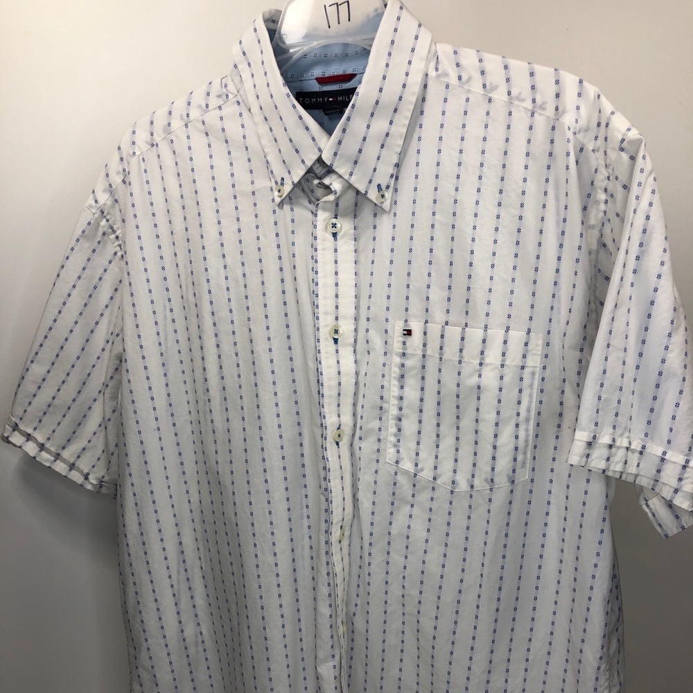 Tommy Hilfiger Men’s Polo Patterned Short Sleeve
